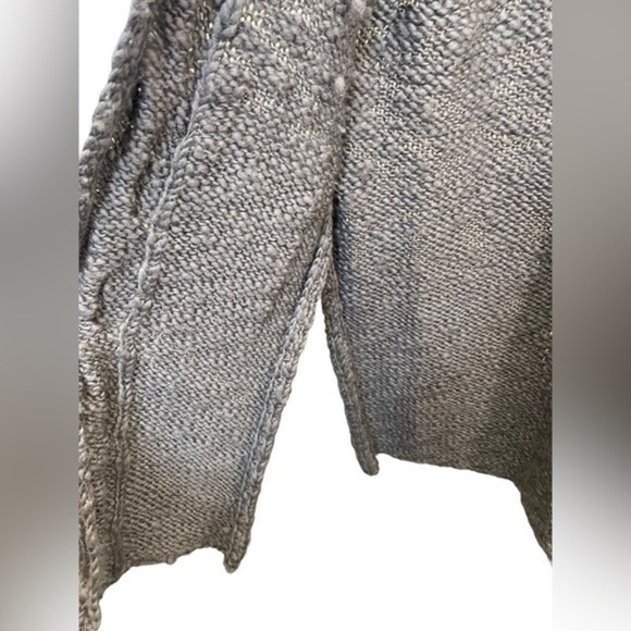 COPY - BILLY REID Gray Wool knitted Tunic Cardigan Sweater - Picture 8 of 9
